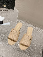 Chanel Beige Sandals 7 cm - 5