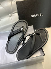Chanel Slides Black/White - 2