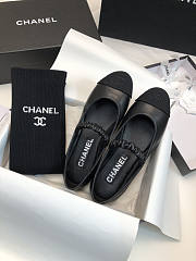 Chanel Black Flats (No Sock) - 6