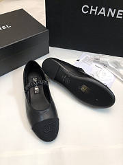 Chanel Black Flats (No Sock) - 5