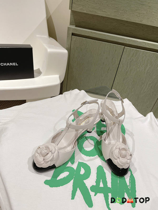 Chanel White Heels 4.5 cm - 1