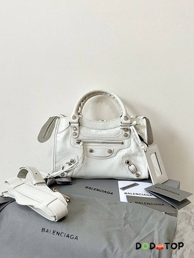 Balenciaga Classic Mini City Bag White Size 24 x 16 x 9 cm - 1