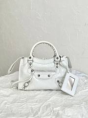 Balenciaga Classic Mini City Bag White Size 24 x 16 x 9 cm - 3