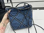 Chanel 22 Mini Tote Bag Denim Size 19 x 20 x 6 cm - 4