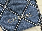 Chanel 22 Mini Tote Bag Denim Size 19 x 20 x 6 cm - 2