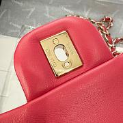 Chanel Woolen CF Mini Pink Size 20 x 13 x 7 cm - 4