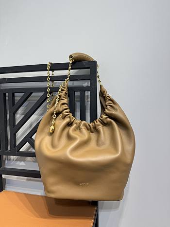 Loewe Medium Squeeze Bag Brown Size 34 x 33 x 13.5 cm