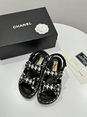 Chanel Sandals Black - 6