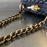 Bottega Veneta Knot With Chain Bag Brown Size 19 x 11.5 x 5 cm - 6