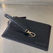 Bottega Veneta Mini Cabat Tote Crocodile Leather Bag Black Size 20 x 15 x 12 cm - 5