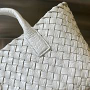 Bottega Veneta Mini Cabat Tote Crocodile Leather Bag White Size 20 x 15 x 12 cm - 2
