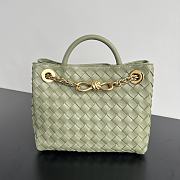 Bottega Veneta Small Andiamo Green Chain Bag Size 25 x 22 x 10.5 cm - 1