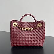 Bottega Veneta Small Andiamo Red Chain Bag Size 25 x 22 x 10.5 cm - 1