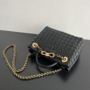 Bottega Veneta Small Andiamo Black Chain Bag Size 25 x 22 x 10.5 cm - 6