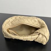 Bottega Veneta Mini Jodie Bag Beige Size 23 x 28 x 8 cm - 6