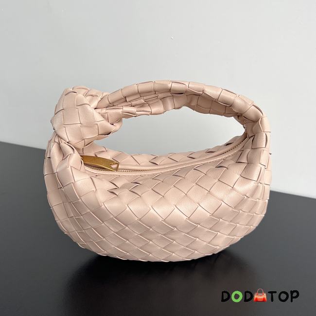 Bottega Veneta Mini Jodie Bag Pink Size 23 x 28 x 8 cm - 1