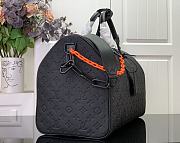 Louis Vuitton Keepall 50 Travel Bag M44470 Black Size 50 x 29 x 22 cm - 5