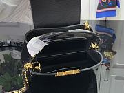Louis Vuitton LV Capucines Mini Handbag Crocodile Pattern M48865 Black Size 21 x 14 x 8 cm - 5