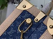 Louis Vuitton Petite Valise Denim Bleu M24161 Size 22.5 x 17.5 x 11 cm - 6