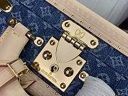 Louis Vuitton Petite Valise Denim Bleu M24161 Size 22.5 x 17.5 x 11 cm - 4