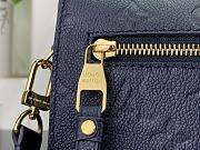 Louis Vuitton Pochette Metis Monogram Empreinte Leather Dark Blue M41487 Size 25 x 19 x 7 cm - 4