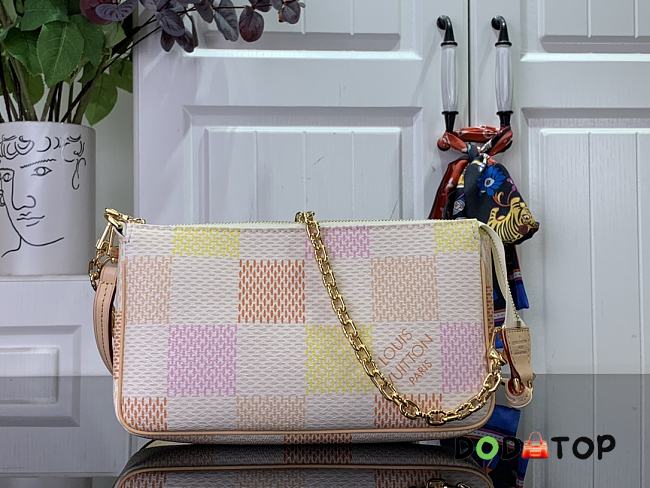 Louis Vuitton Pochette Accessoires Handbag M40642 Pink Size 23.5 x 13.5 x 4 cm - 1