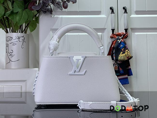Louis Vuitton LV Capucines East-West Mini M23955 White Size 22 x 12 x 8 cm - 1