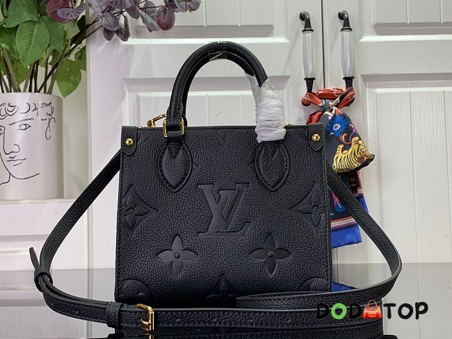 Louis Vuitton Onthego BB Handbag M47054 Black Size 18 x 15 x 8.5 cm - 1