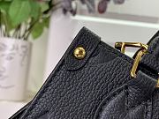 Louis Vuitton Onthego BB Handbag M47054 Black Size 18 x 15 x 8.5 cm - 3