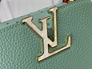 Louis Vuitton Capucines Mini Handbag Light Green M84073 Size 21 x 14 x 8 cm - 2