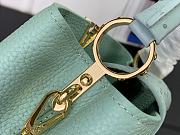 Louis Vuitton Capucines Smal Handbag Light Green M84073 Size 27 x 18 x 9 cm - 6