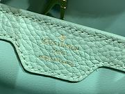 Louis Vuitton Capucines Smal Handbag Light Green M84073 Size 27 x 18 x 9 cm - 4