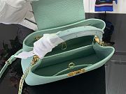 Louis Vuitton Capucines Smal Handbag Light Green M84073 Size 27 x 18 x 9 cm - 3