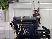 Louis Vuitton Mini Bumbag Bicolor M85636 Navy Blue Size 17 x 12 x 9.5 cm - 1