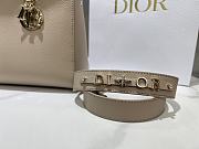 Dior Medium Lady D-Sire My ABCDior Bag Rouge Beige Cowhide Size 30 x 20 x 13 cm - 5