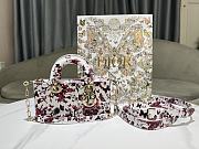 Dior Medium Lady D-Joy Bag Butterfly Patterns Size 26 x 13.5 x 5 cm - 1