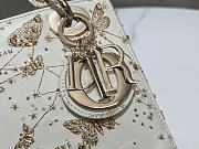 Lady Dior Small Bag Butterfly Zodiac White Size 20 x 17 x 8 cm - 6