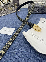 Dior Belt Gold/Silver Hardware 2.0 cm - 4