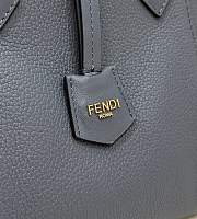 Fendi Origami Mini Bucket Bag in Gray Blue Size 15 x 15 x 19 cm - 6