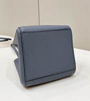 Fendi Origami Mini Bucket Bag in Gray Blue Size 15 x 15 x 19 cm - 5