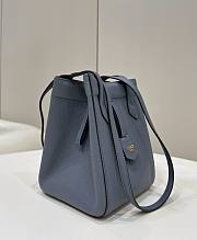 Fendi Origami Mini Bucket Bag in Gray Blue Size 15 x 15 x 19 cm - 3