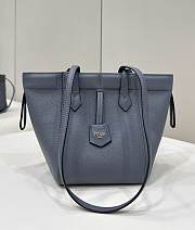 Fendi Origami Mini Bucket Bag in Gray Blue Size 15 x 15 x 19 cm - 2