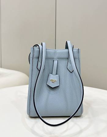 Fendi Origami Mini Bucket Bag in Blue Size 15 x 15 x 19 cm