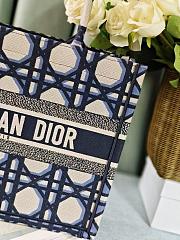Dior Tote Book Blue Size 36 cm - 3