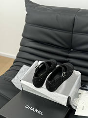 Chanel Mary Janes Black Shoes - 6