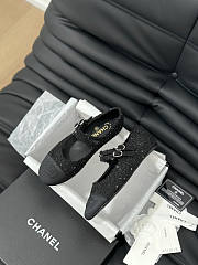 Chanel Mary Janes Black Shoes - 3