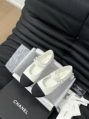 Chanel Mary Janes White Shoes - 4