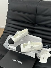 Chanel Mary Janes White Shoes - 2