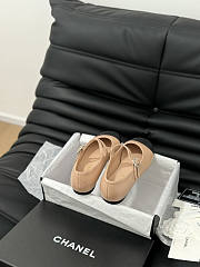 Chanel Mary Janes Beige Shoes - 3