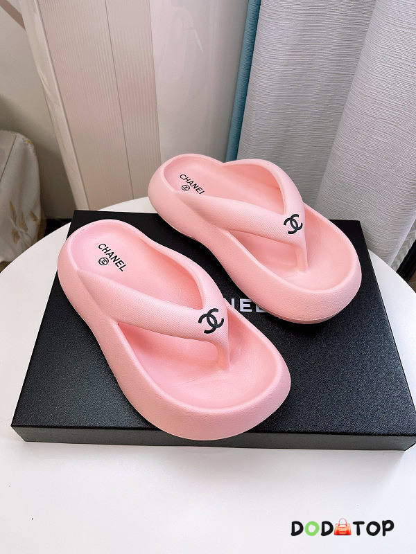 Chanel Slides Pink 01 - 1